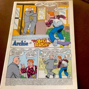 Archie in The BIG RUSH  #548 Aug 2004